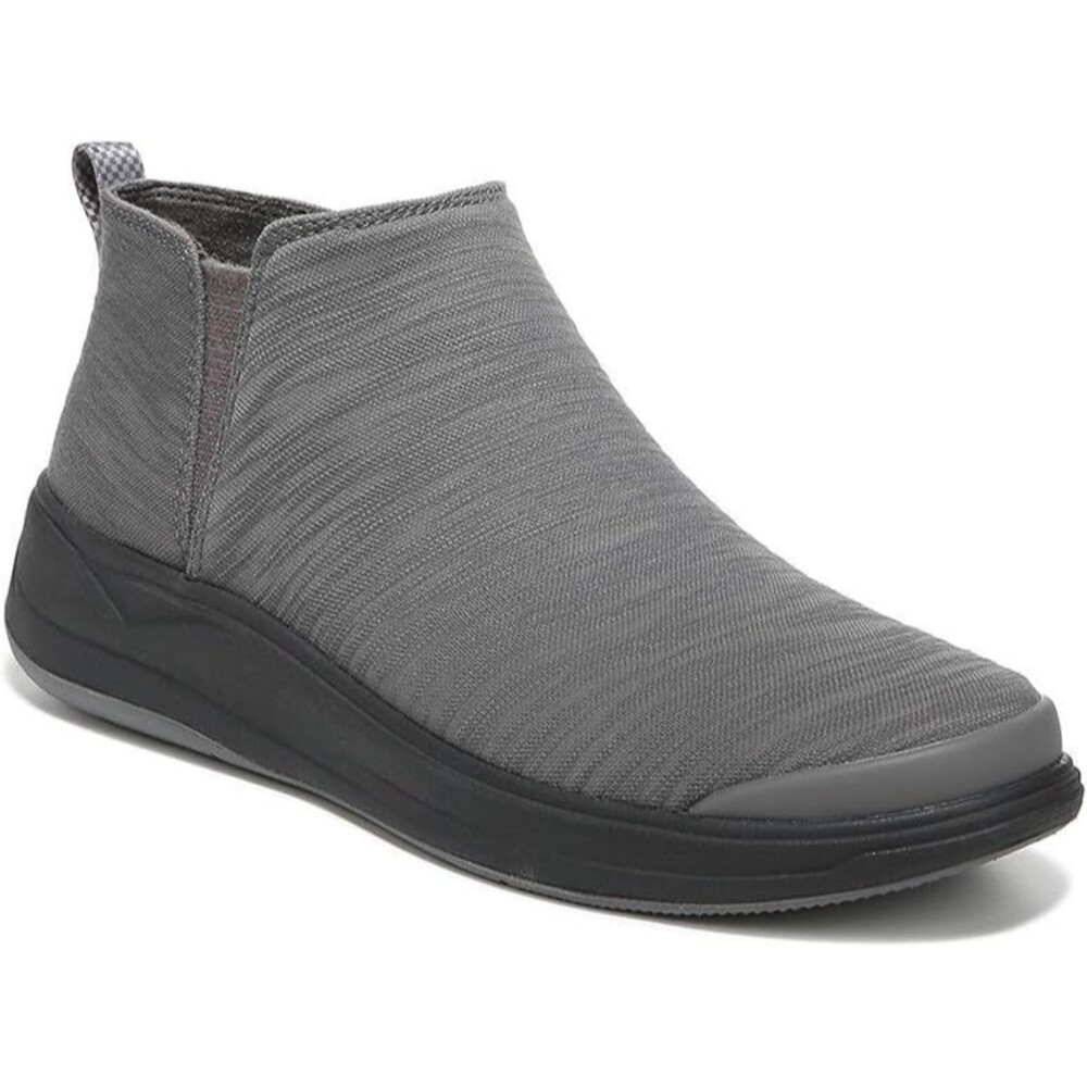 BZees Women's Tempo Chelsea Ankle Boot Sneaker, Granite Grey, 8.5 Wide